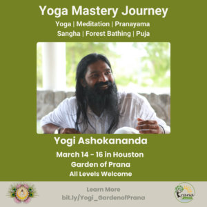 USA March 14 - 16 Garden of Prana - Session Fees