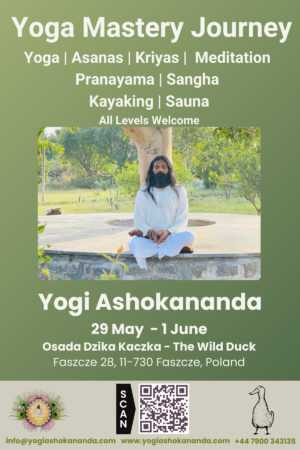 Poland Retreat May 29 - June 1 Yoga Mastery Journey with Yogi Ashokananda